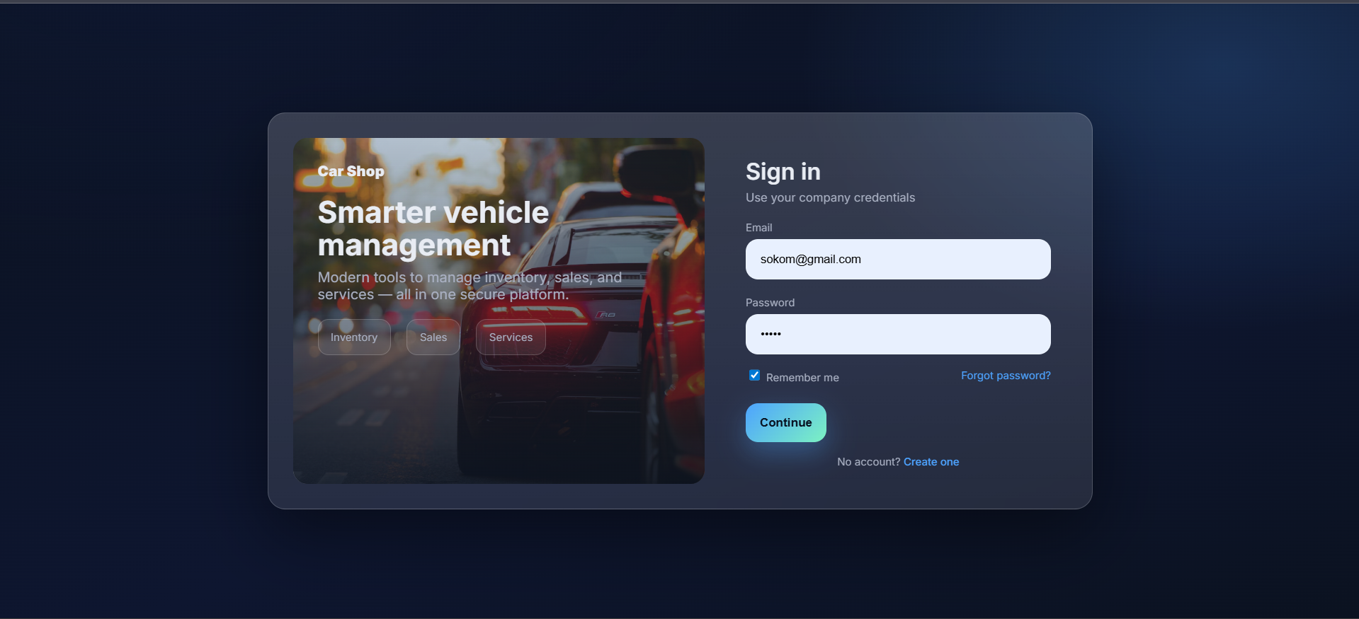 Transportation Web App
